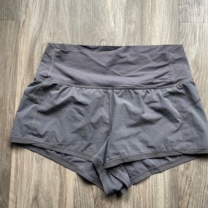 Lululemon High Waisted Running Shorts